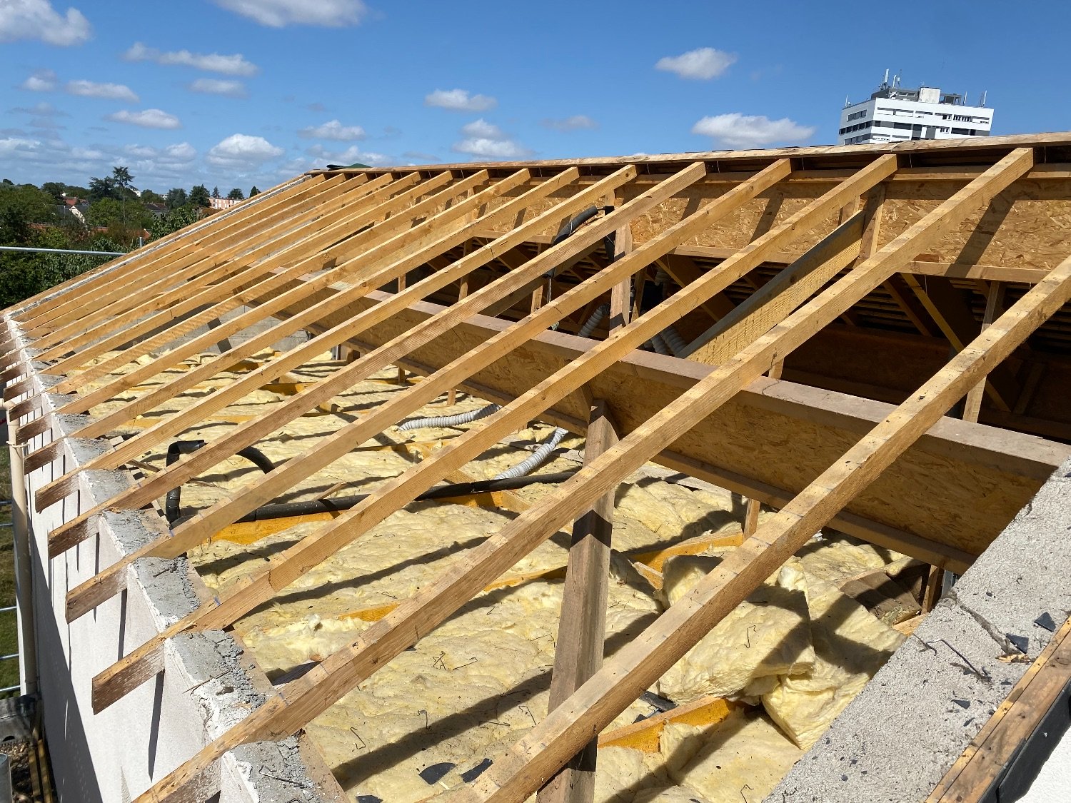 Charpente traditionnelle bois