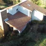 Vu d'une toiture réalisée par DGC couverture